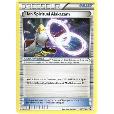Carte Pokemon - XY10 - Impact des Destins - Lien Spirituel Alakazam - Dresseur - 90/124 - Peu Commune - VF État correct - Asmodee reconditionné disponible sur Fnac