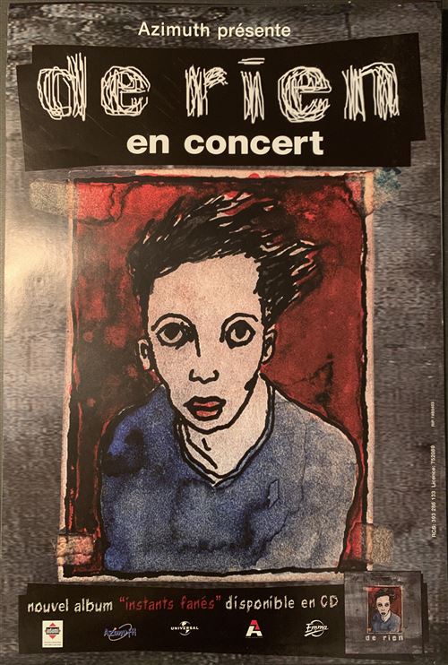 de rien - Instants Fanés - En Concert - 40x60cm - Affiche État correct - N/A reconditionné disponible sur Fnac