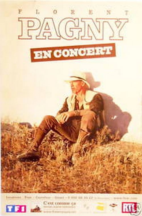 Florent PAGNY - 80x120 cm - AFFICHE / POSTER État correct - N/A reconditionné disponible sur Fnac