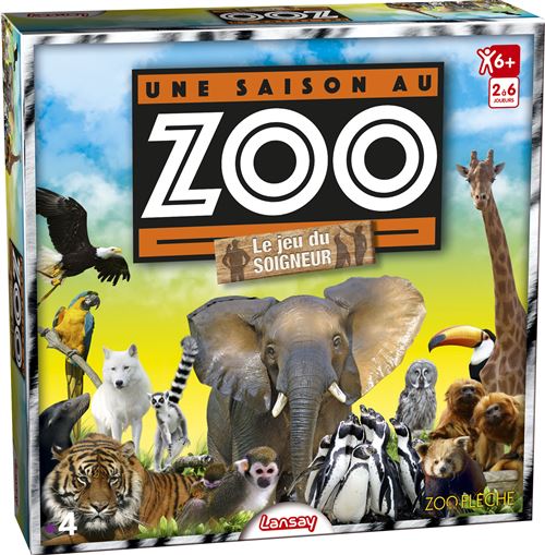 Jeu de société Lansay Une Saison au zoo Le Jeu du Soigneur État correct - Lansay reconditionné disponible sur Fnac
