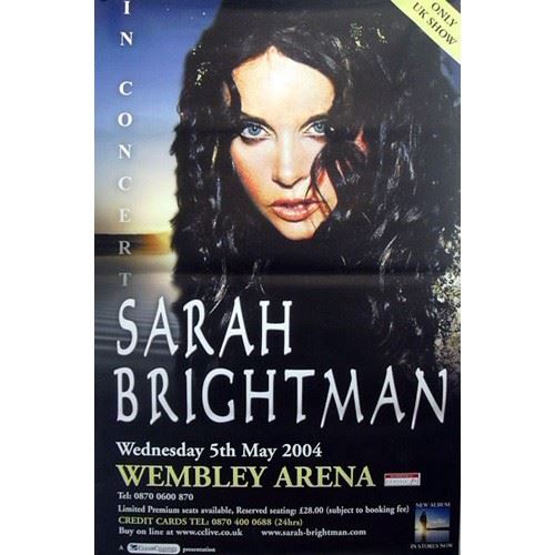 Sarah Brightman - 100x150 cm - AFFICHE / POSTER État correct - N/A reconditionné disponible sur Fnac