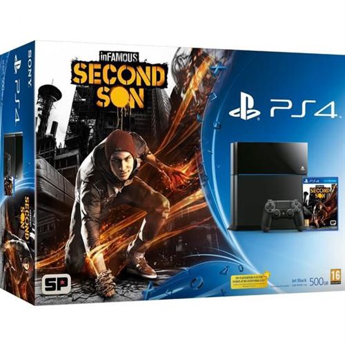 Console Sony PS4 + inFamous Second Son État correct - Sony reconditionné disponible sur Fnac