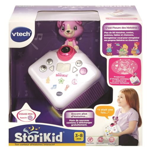 Conteuse Vtech StoriKid Conteuse à histoire Rose État correct - VTech reconditionné disponible sur Fnac
