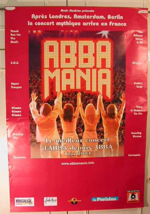 Abba - 80x120 cm - AFFICHE / POSTER État correct - N/A reconditionné disponible sur Fnac
