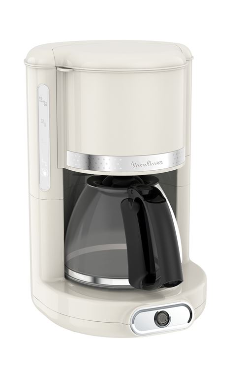 Cafetière électrique Moulinex Soleil Ivoire FG381A10 1,25L Blanc Reconditionnée État correct - Moulinex reconditionné disponible sur Fnac