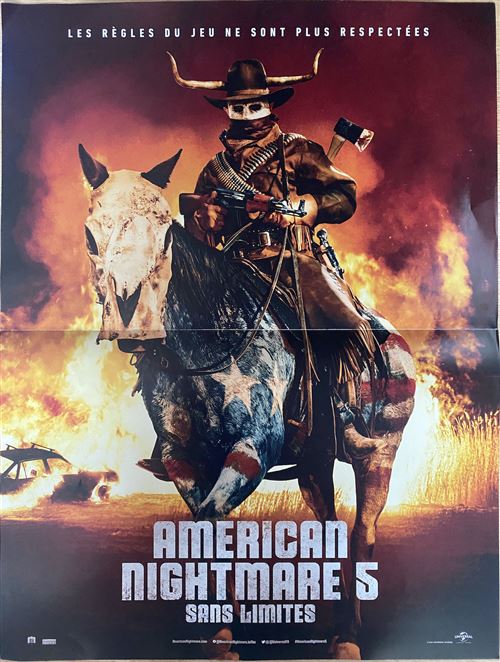 American Nightmare 5, Sans limites - 2021 - Ana de la Reguera - 40x60cm - Affiche de cinéma originale pliée État correct - N/A reconditionné disponible sur Fnac