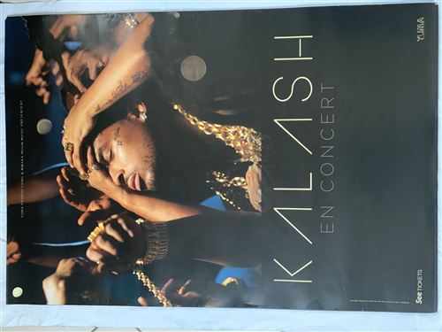 KALASH - En Concert - 70x100cm - Affiche État correct - N/A reconditionné disponible sur Fnac