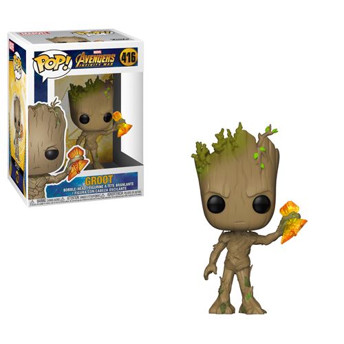 Figurine Funko Pop Infinity War Saison 2 Groot With Stormbreaker État correct - Marvel reconditionné disponible sur Fnac
