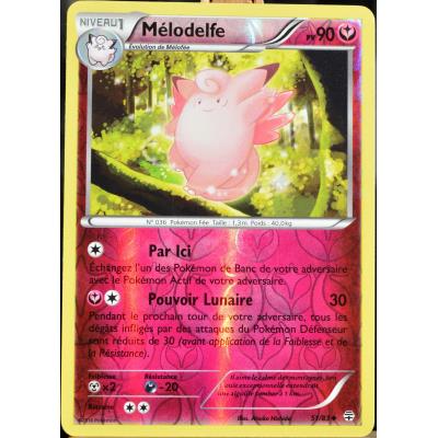 carte Pokémon 51/83 Mélodelfe 90 PV - REVERSE État correct - Pokémon reconditionné disponible sur Fnac