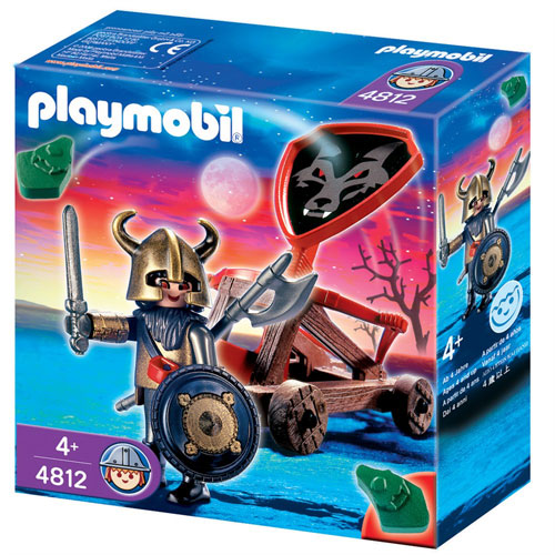 Playmobil 4812 Chevaliers des Loups et catapulte État correct - Playmobil reconditionné disponible sur Fnac