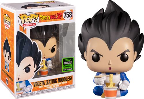 Funko Pop - Dragon Ball Z - Vegeta Eating Noodles 2020 Spring Convention Exclusive État correct - N/A reconditionné disponible sur Fnac