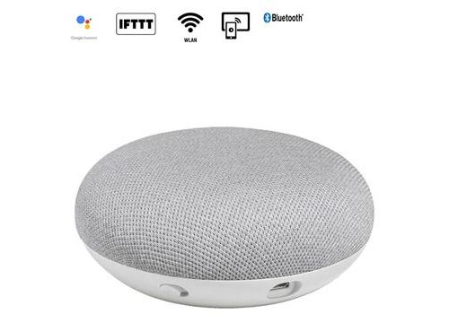 Google Home Mini - Haut-parleur intelligent - Wi-Fi - craie État correct - Google reconditionné disponible sur Fnac