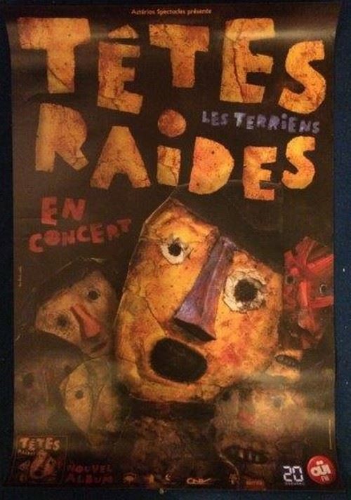 Têtes Raides - 40x60 cm - AFFICHE / POSTER État correct - N/A reconditionné disponible sur Fnac