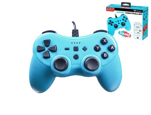 Subsonic Colorz - Manette de jeu - filaire - bleu - pour Nintendo Switch État correct - Subsonic reconditionné disponible sur Fnac