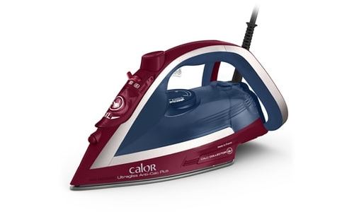 Fer à repasser vapeur Calor Ultragliss Anti-Calc Plus FV6834C0 2800 W Bleu et Violet État correct - Calor reconditionné disponible sur Fnac