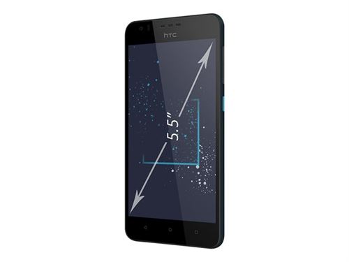 HTC Desire 825 - 4G smartphone - RAM 2 Go / Mémoire interne 16 Go - microSD slot - Écran LCD - 5.5"" - 1280 x 720 pixels - rear camera 13 MP - front camera 8 MP État correct - HTC reconditionné disponible sur Fnac