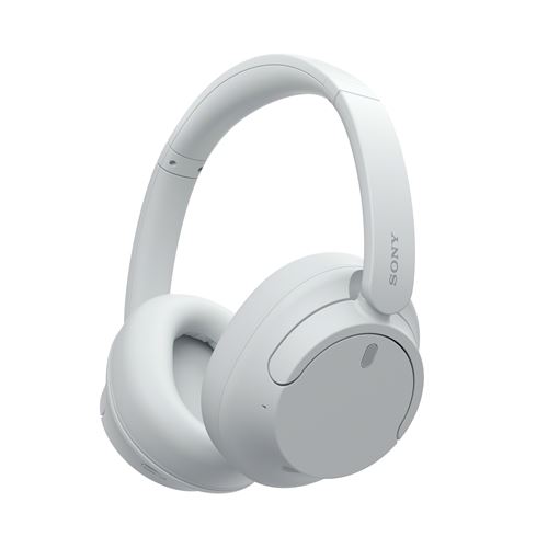 Casque audio sans fil SONY Bluetooth à réduction de bruit WH-CH720N Blanc État correct - Sony reconditionné disponible sur Fnac