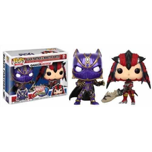 Figurine Funko Pop Games Marvel vs Capcom Infinite Black Panther et Monster Hunter État correct - Funko reconditionné disponible sur Fnac