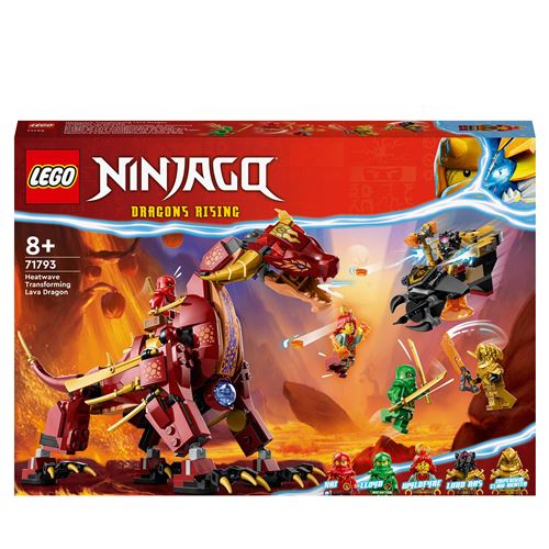LEGO® Ninjago 71793 Le Dragon de Lave Transformable de Heatwave - État correct LEGO Ninjago sur Fnac
