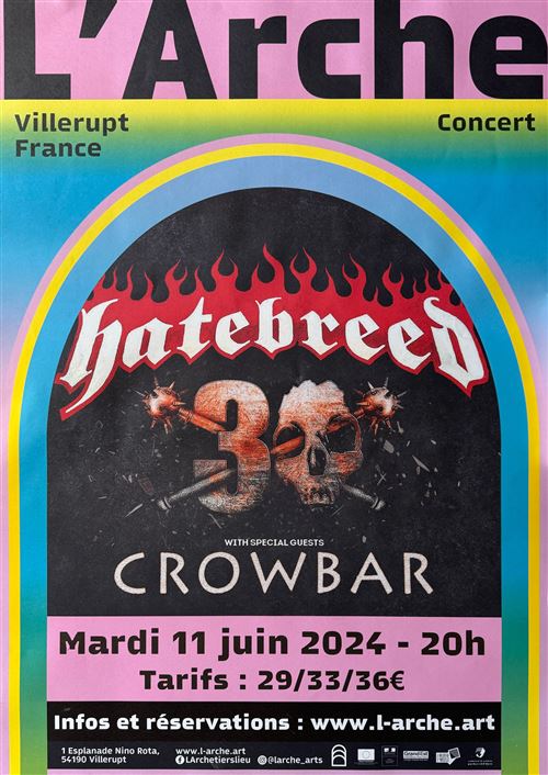 Acheter Affiche - Hatebreed - Concert 2024 - 60x86cm État correct - 19,99 € Affiche - Hatebreed - Concert 2024 - 60x86cm État correct - N/A reconditionné disponible sur Fnac
