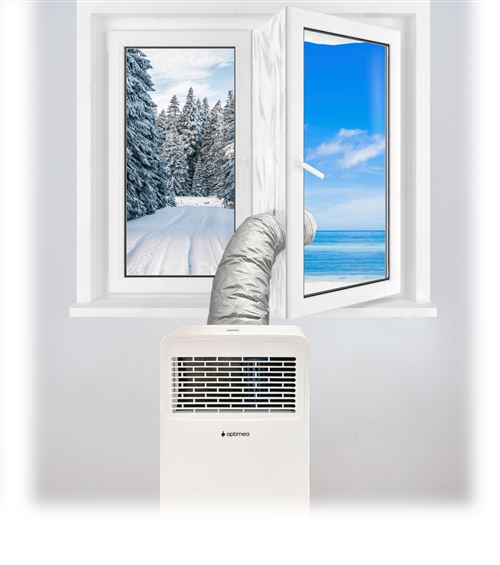 Manchon isolant universel Optimea MAN-ISO pour gaine de climatiseur mobile Blanc et argent État correct - N/A reconditionné disponible sur Fnac