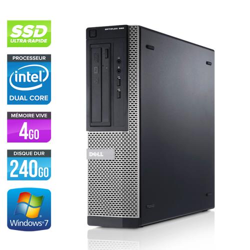 Acheter Unité centrale Dell Optiplex 390 Desktop - Noir - Intel Pentium G630 / 2.70 GHz - RAM 4 Go - SSD 240 Go - DVD - HDMI - Gigabit Ethernet - Windows 7 Professionnel État correct - 199,00 € Unité centrale Dell Optiplex 390 Desktop - Noir - Intel Pentium G630 / 2.70 GHz - RAM 4 Go - SSD 240 Go - DVD - HDMI - Gigabit Ethernet - Windows 7 Professionnel État correct - Dell reconditionné disponible sur Fnac