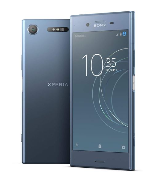 Sony Xperia XZ1 Moonlight bleue EU [13,2cm (5,2) FHD Display, Android 8.0, 2.5GHz, 19MP, Wassergeschützt] État correct - Sony reconditionné disponible sur Fnac