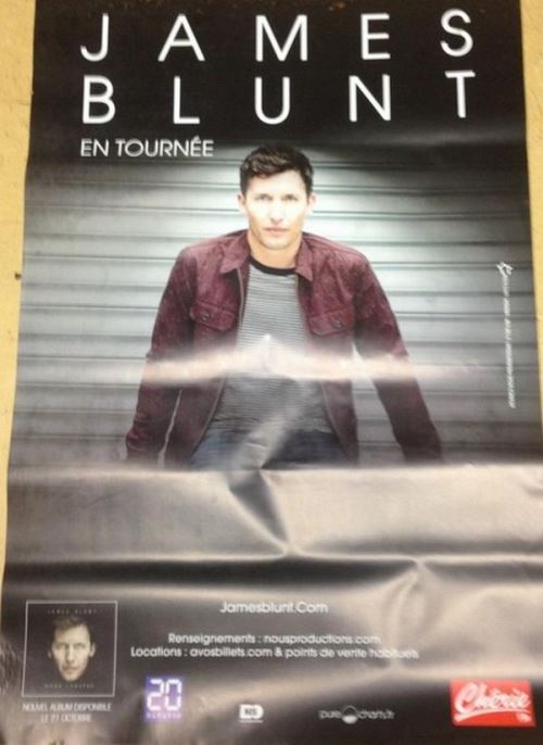 James Blunt - 70x100 cm - AFFICHE / POSTER État correct - N/A reconditionné disponible sur Fnac