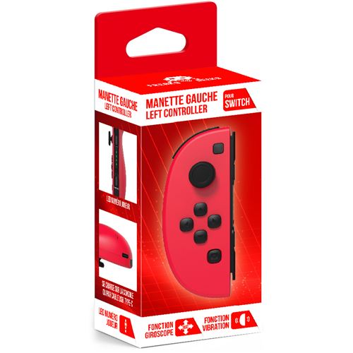 Acheter MANETTE JOYCON GAUCHE ROUGE VIF État correct - 38,11 € MANETTE JOYCON GAUCHE ROUGE VIF État correct - reconditionné disponible sur Fnac