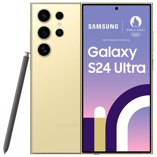 Smartphone Samsung Galaxy S24 Ultra 6,8"" 5G Nano SIM 512 Go Ambre État correct - Samsung reconditionné disponible sur Fnac
