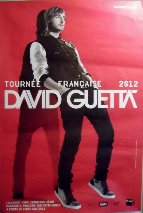 David GUETTA - 40x60 cm - AFFICHE / POSTER - État correct N/A sur Fnac