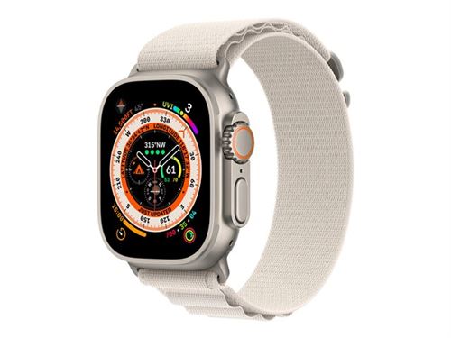 Acheter Apple Watch Ultra - 49 mm - titane - montre intelligente avec Boucle Alpine - textile - droit - taille du bracelet : L - 32 Go - Wi-Fi, LTE, UWB, Bluetooth - 4G - 61.3 g État correct - 453,57 € Apple Watch Ultra - 49 mm - titane - montre intelligente avec Boucle Alpine - textile - droit - taille du bracelet : L - 32 Go - Wi-Fi, LTE, UWB, Bluetooth - 4G - 61.3 g État correct - N/A reconditionné disponible sur Fnac