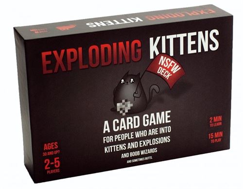 Exploding Kittens Jeu de cartes Deck Nsfw État correct -  reconditionné disponible sur Fnac