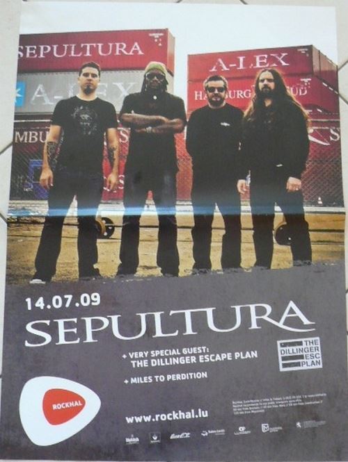 SEPULTURA - 70x100 cm - AFFICHE / POSTER État correct - N/A reconditionné disponible sur Fnac