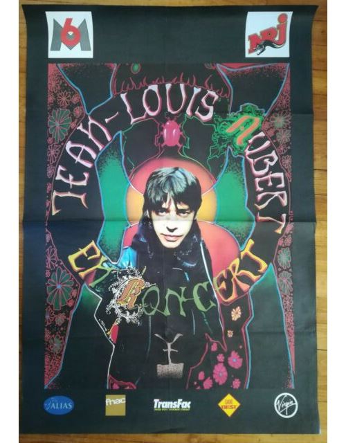Jean-Louis AUBERT - En Concert 1993 - 80x120cm - Affiche État correct - N/A reconditionné disponible sur Fnac