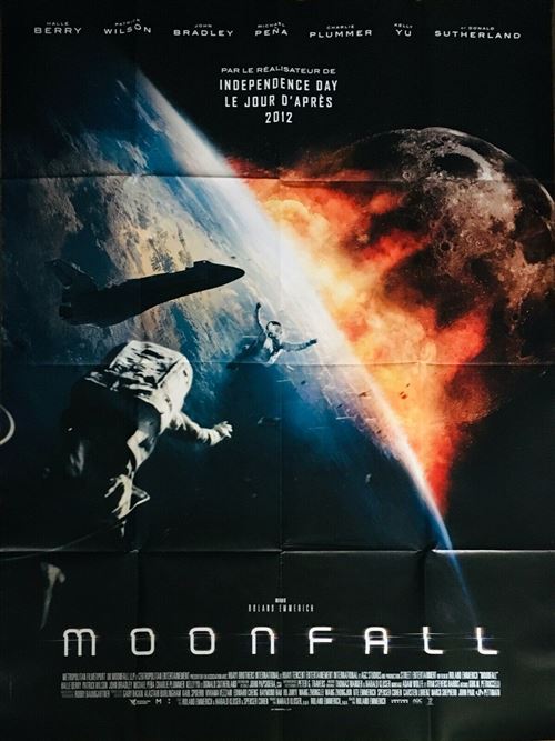Affiche de Cinéma Originale - Moonfall - 2022 - Michael Bay / Halle Berry - 116x158cm État correct - N/A reconditionné disponible sur Fnac