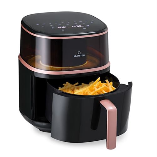Friteuse à air chaud - Klarstein Air Bloom avec fonction vapeur 1500W 7,5 L 16 programmes - Noir État correct - N/A reconditionné disponible sur Fnac