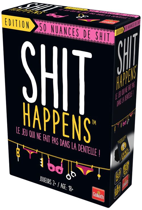 Acheter Jeu d'ambiance Goliath Shit Happens Edition 50 Nuances de Shit État correct - 18,25 € Jeu d'ambiance Goliath Shit Happens Edition 50 Nuances de Shit État correct - N/A reconditionné disponible sur Fnac