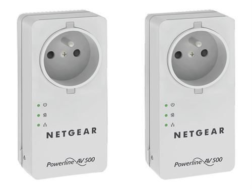 Acheter NETGEAR Powerline XAVB5401 - Kit d'adaptation pour courant porteur 1GbE, HomePlug AV (HPAV), IEEE 1901 - Branchement mural (pack de 2) État correct - 31,95 € NETGEAR Powerline XAVB5401 - Kit d'adaptation pour courant porteur 1GbE, HomePlug AV (HPAV), IEEE 1901 - Branchement mural (pack de 2) État correct - Netgear reconditionné disponible sur Fnac