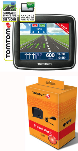 GPS TomTom Start Europe Classic Series - Europe 23 pays + Travel Pack État correct - TomTom reconditionné disponible sur Fnac