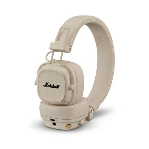Casque Supra-auriculaire Marshall Major V Bluetooth Beige État correct - Marshall reconditionné disponible sur Fnac