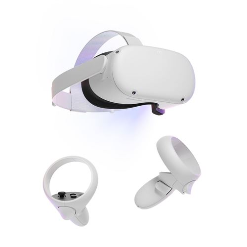 Casque de réalité virtuelle Meta Quest 2 256 Go Blanc Reconditionné État correct - Oculus reconditionné disponible sur Fnac
