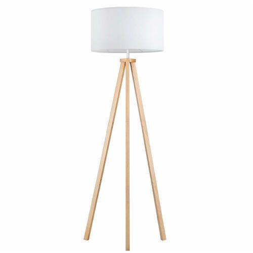 tomons LED Lampadaire Dimmable Stepless Trépied en Bois à de Style Scandinave, Moderne pour Salon, Chambre à Coucher, Bureau, Hôtel et Bureau, Ampoule 8W Non-Scintillante Incluse État correct - N/A reconditionné disponible sur Fnac