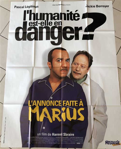 L'annonce faite à Marius - AFFICHE CINEMA ORIGINALE État correct - N/A reconditionné disponible sur Fnac