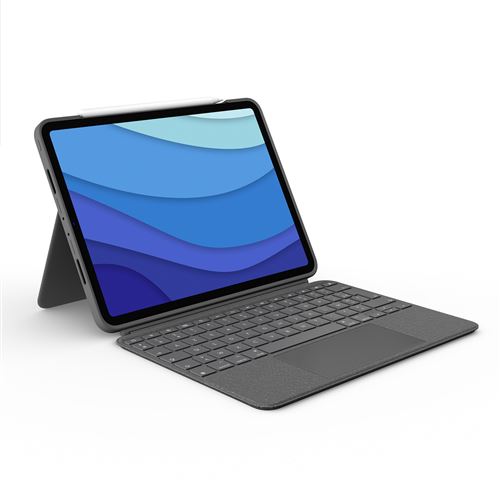 Acheter Etui clavier Logitech Combo Touch pour iPad Pro 11 pouces Bluetooth Gris État correct - 133,99 € Etui clavier Logitech Combo Touch pour iPad Pro 11 pouces Bluetooth Gris État correct - Logitech reconditionné disponible sur Fnac