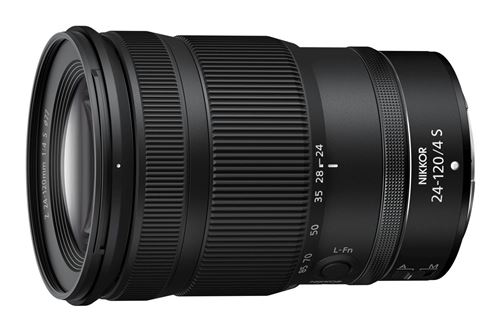 Objectif hybride Nikon Z 24-120mm f/4 S noir État correct - Nikon reconditionné disponible sur Fnac