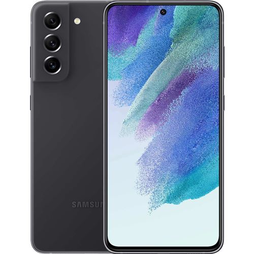 Samsung Galaxy S21 FE 5G - 5G smartphone - double SIM - RAM 6 Go / Mémoire interne 128 Go - écran OEL - 6.4"" - 2340 x 1080 pixels (120 Hz) - 3 x caméras arrière 12 MP, 12 MP, 8 MP - front camera 32 MP - graphite
