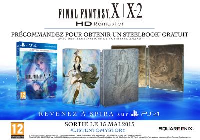 Final Fantasy X/X2 HD Remaster Steelbook PS4 État correct - Koch Media reconditionné disponible sur Fnac