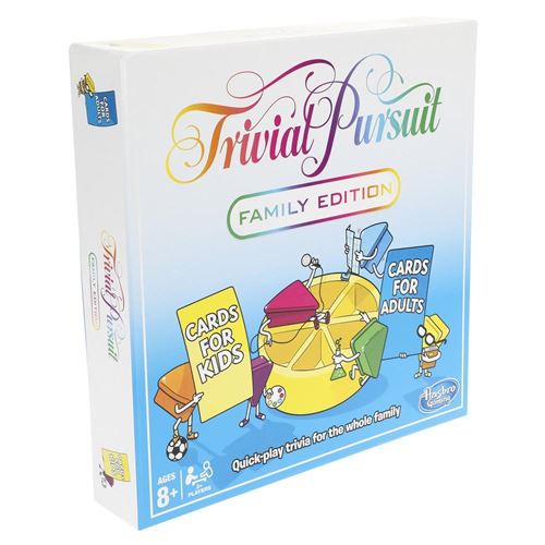 Jeu de société Hasbro Gaming Trivial Pursuit Famille État correct - Hasbro Gaming reconditionné disponible sur Fnac
