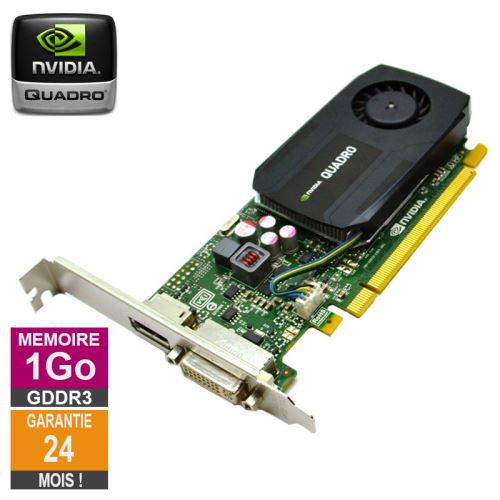 Acheter Carte graphique Nvidia Quadro K600 1Go GDDR3 PCI-e DVI DisplayPort État correct - 57,14 € Carte graphique Nvidia Quadro K600 1Go GDDR3 PCI-e DVI DisplayPort État correct - Nvidia reconditionné disponible sur Fnac